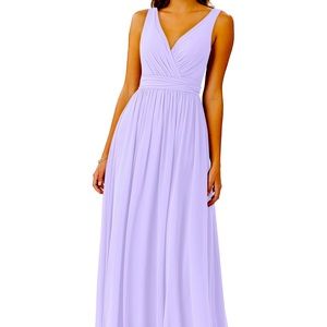 Azazie Kora Lilac bridesmaid dress